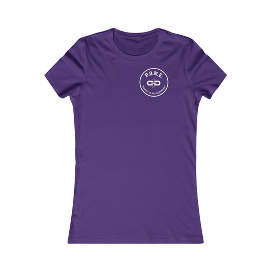 P.O.M.E. Signature Tee (Women's) – Purple & Berry