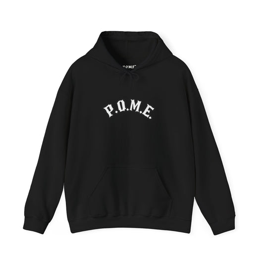 P.O.M.E Core Embroidered Hoodie (Black)